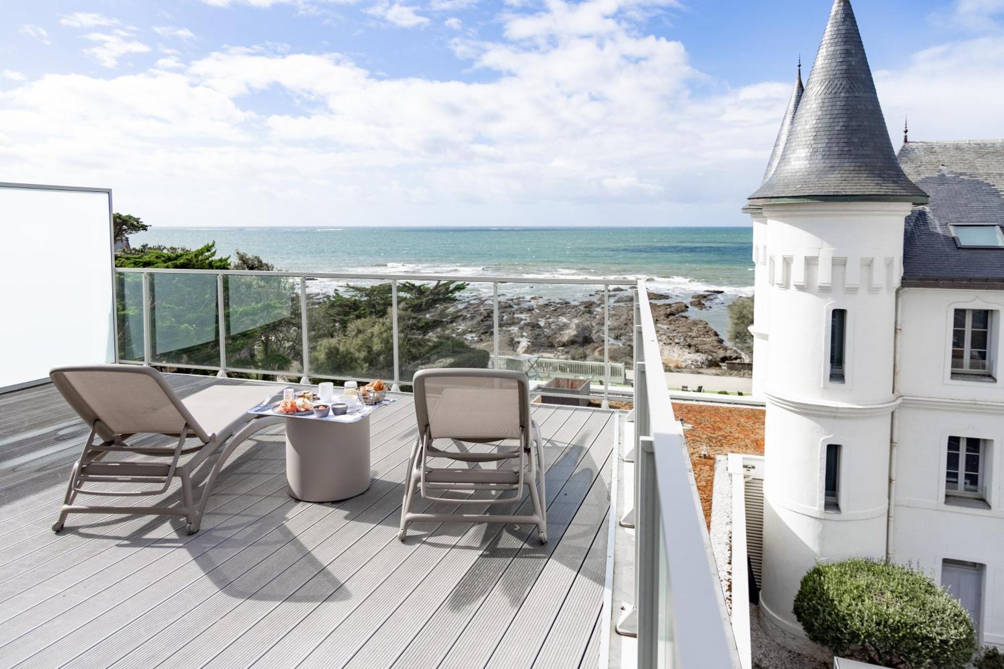 Hotel Chateau Des Tourelles - Relais Thalasso & Spa Pornichet Zewnętrze zdjęcie